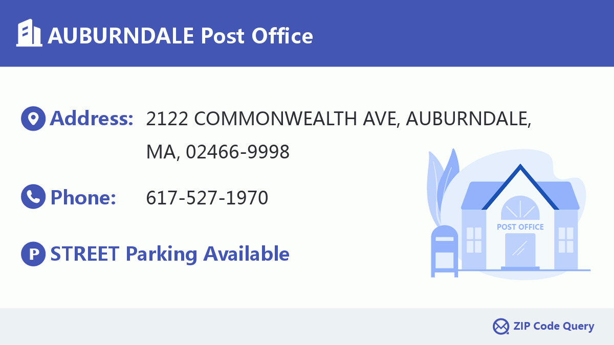 Post Office:AUBURNDALE