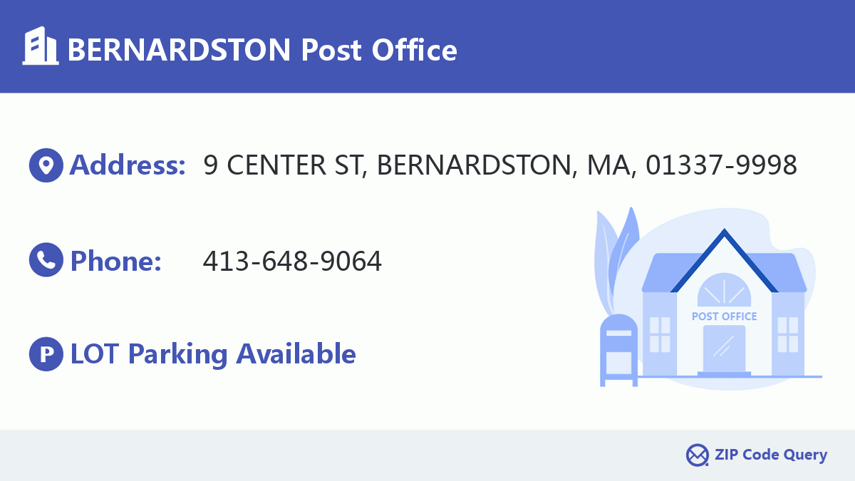 Post Office:BERNARDSTON
