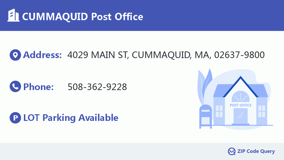 Post Office:CUMMAQUID