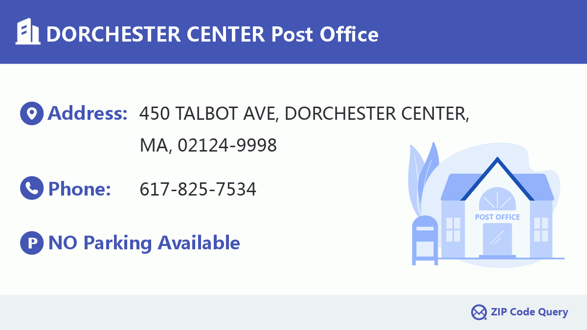 Post Office:DORCHESTER CENTER