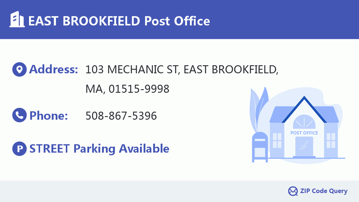 Post Office:EAST BROOKFIELD