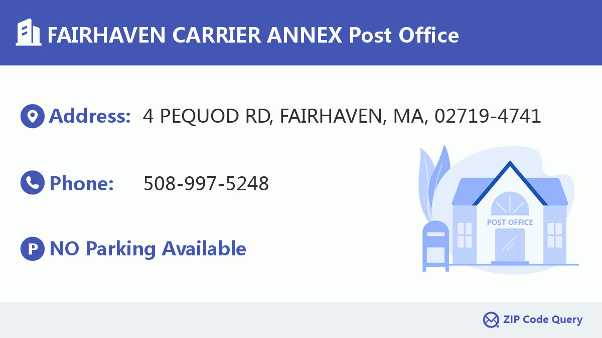 Post Office:FAIRHAVEN CARRIER ANNEX