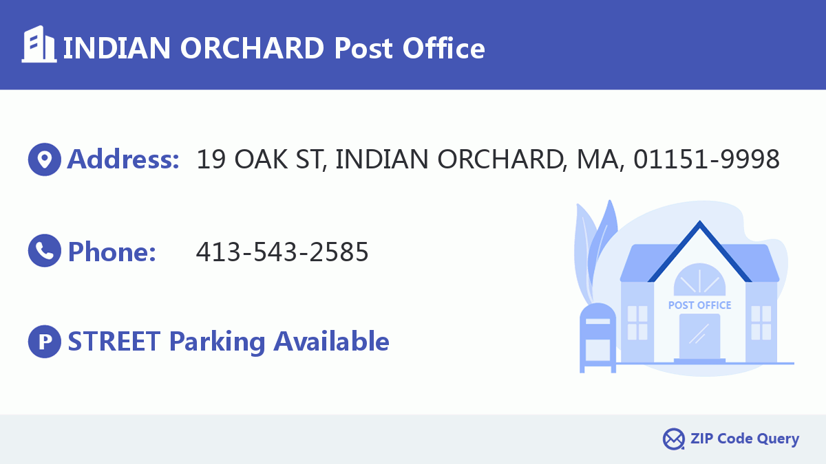Post Office:INDIAN ORCHARD