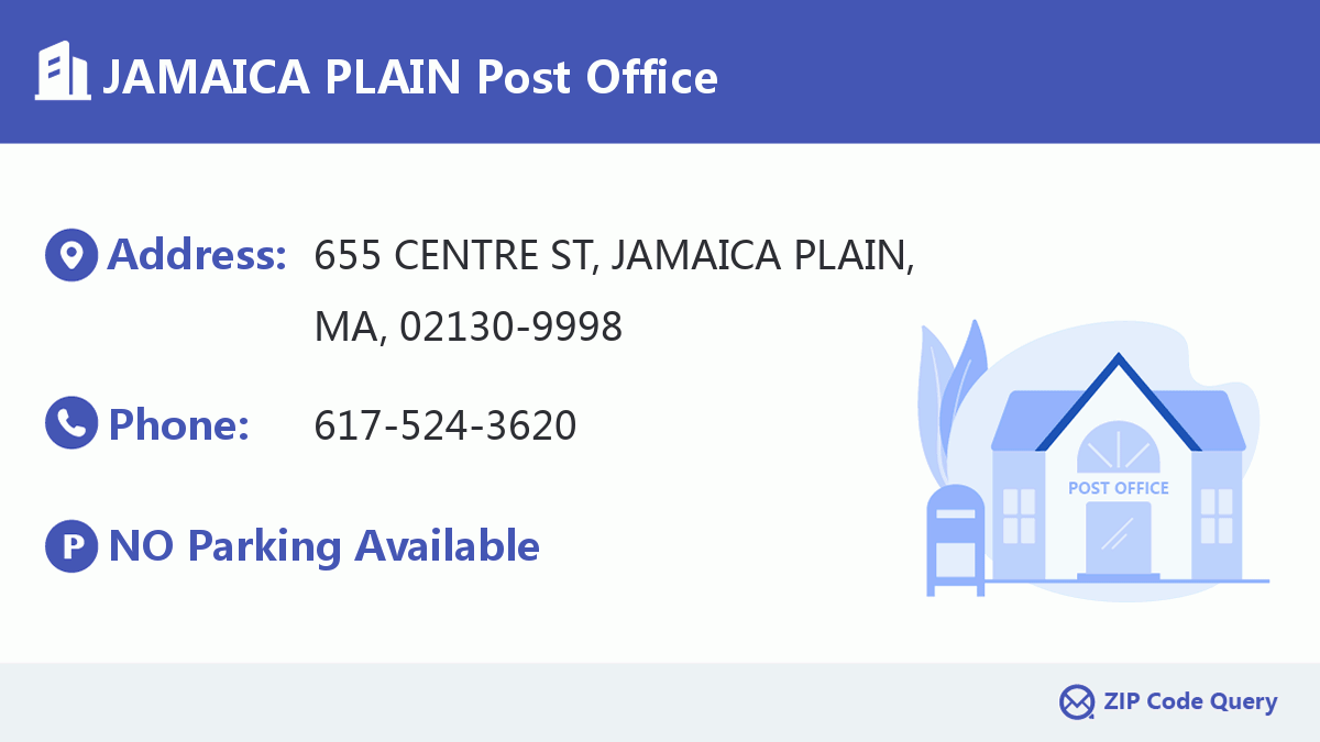 Post Office:JAMAICA PLAIN
