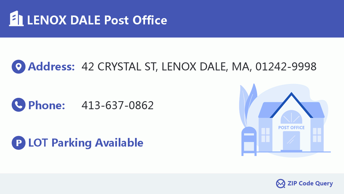 Post Office:LENOX DALE