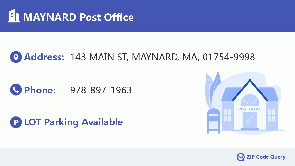 Post Office:MAYNARD