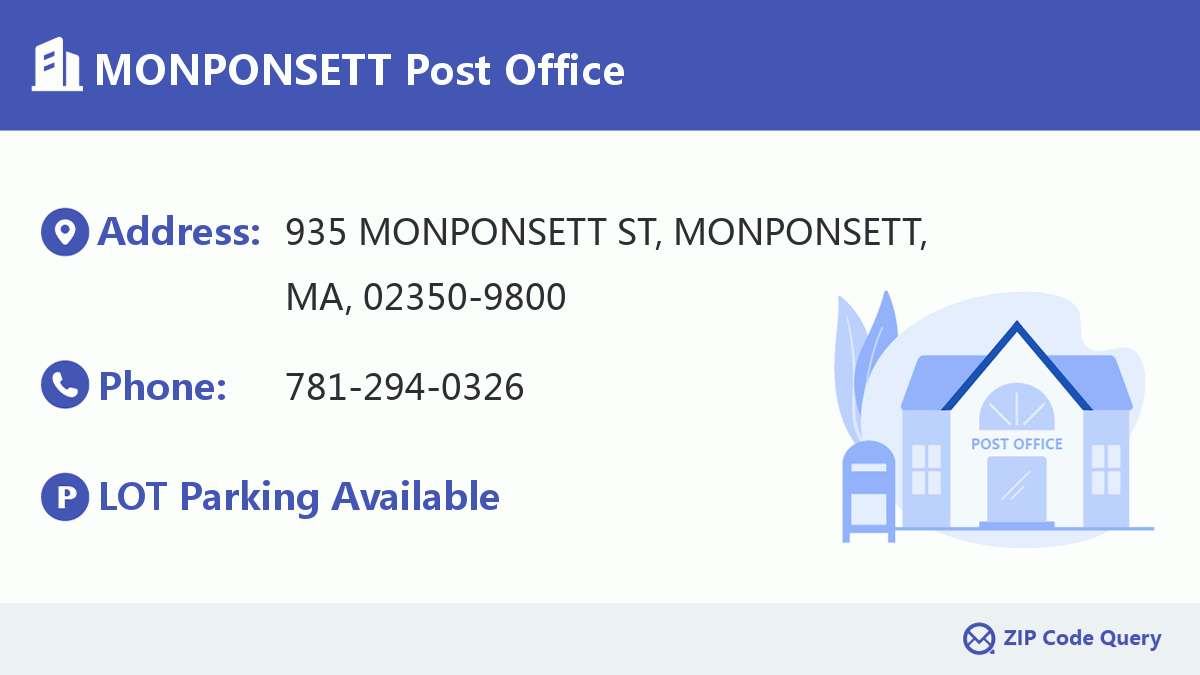 Post Office:MONPONSETT