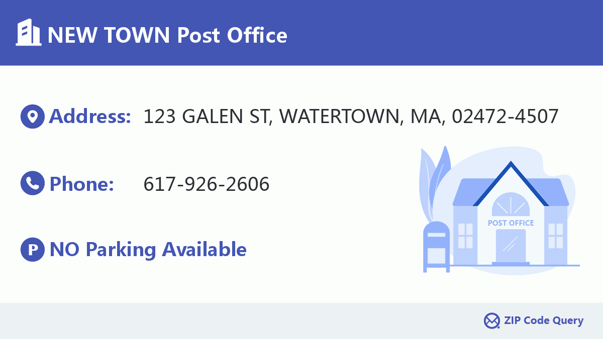 Post Office:NEW TOWN