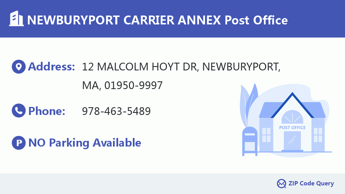 Post Office:NEWBURYPORT CARRIER ANNEX