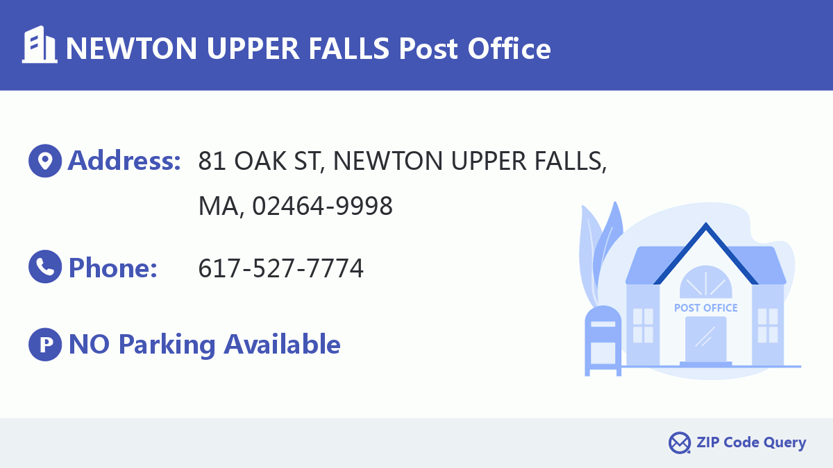 Post Office:NEWTON UPPER FALLS