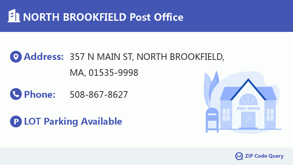 Post Office:NORTH BROOKFIELD