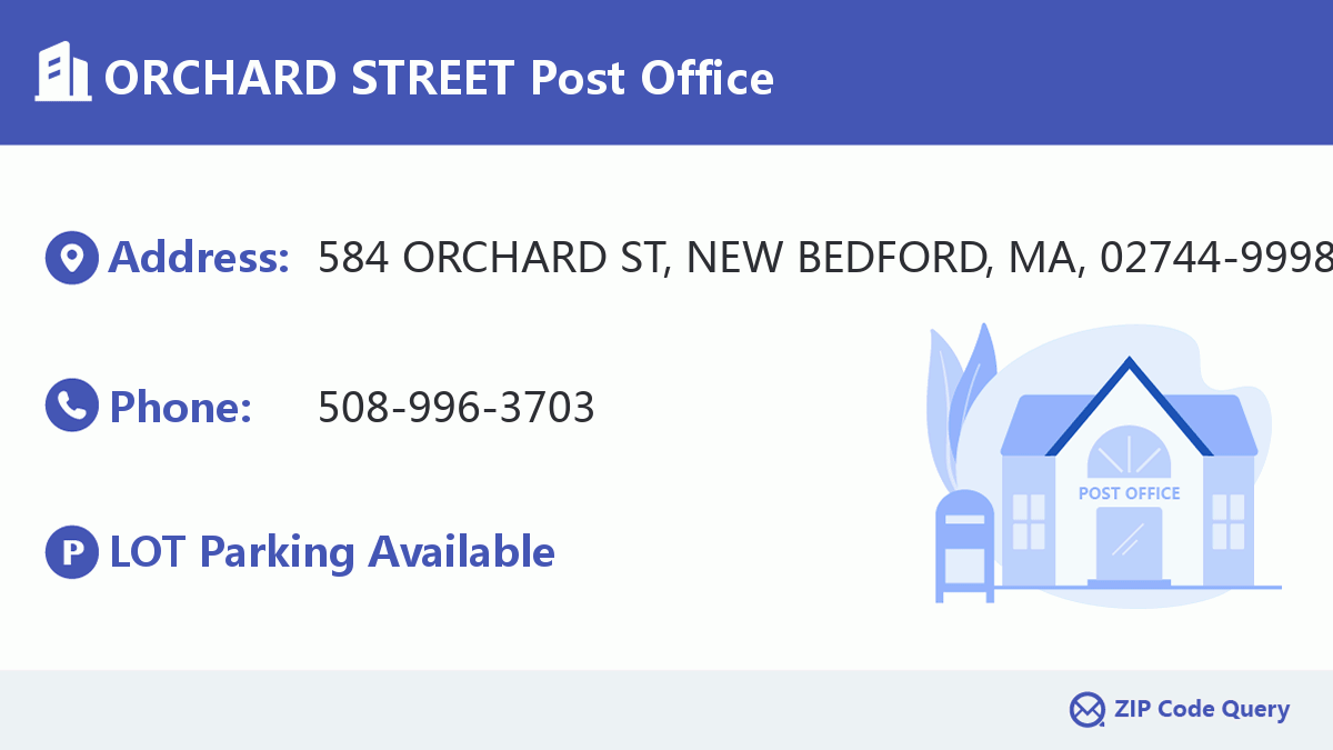 Post Office:ORCHARD STREET