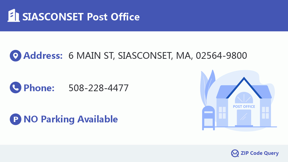 Post Office:SIASCONSET