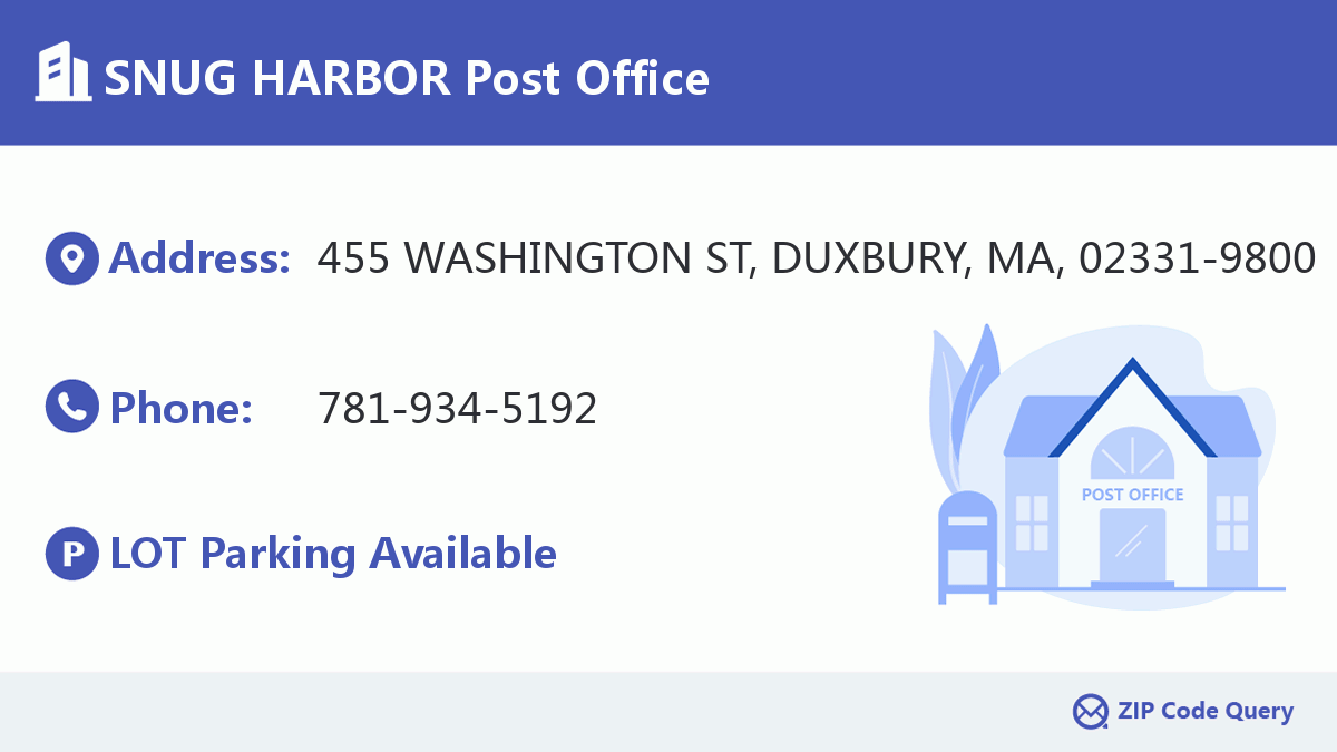 Post Office:SNUG HARBOR