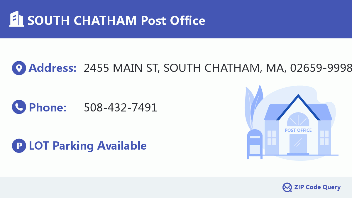 Post Office:SOUTH CHATHAM