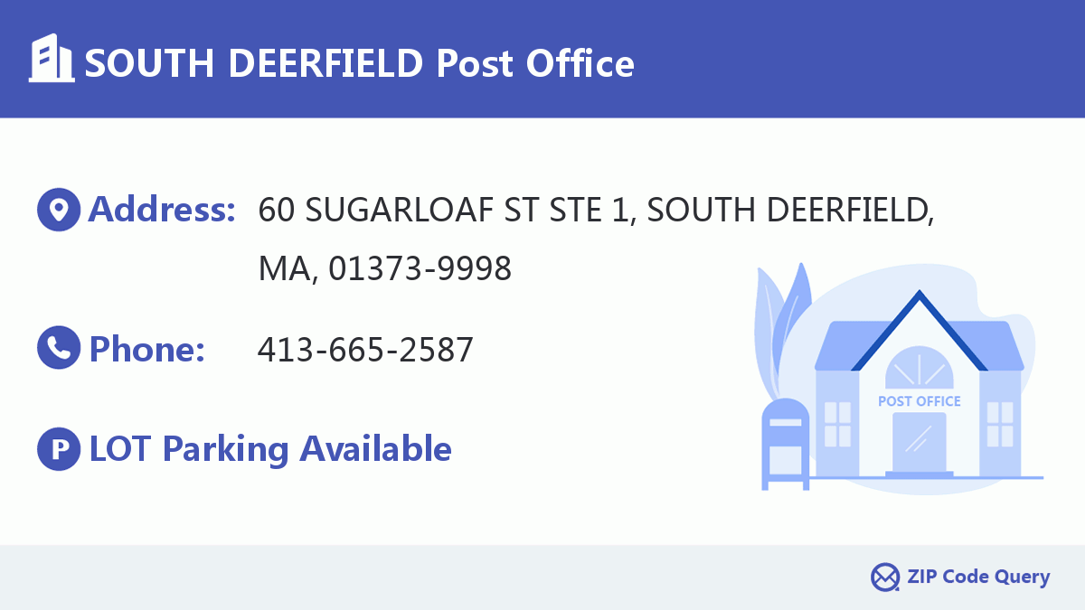 Post Office:SOUTH DEERFIELD