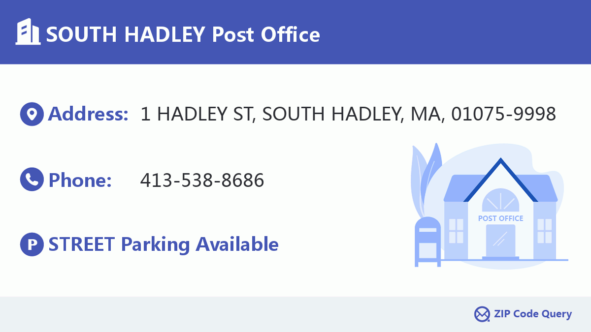 Post Office:SOUTH HADLEY