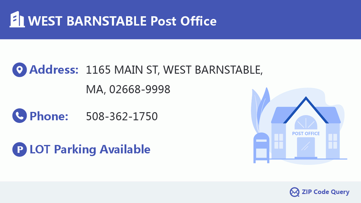 Post Office:WEST BARNSTABLE