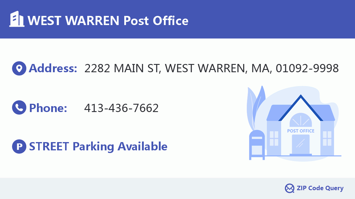 Post Office:WEST WARREN