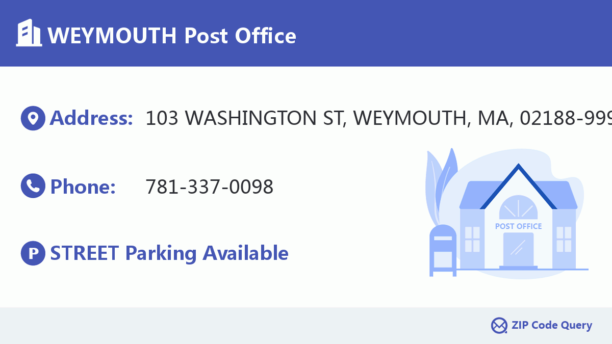 Post Office:WEYMOUTH