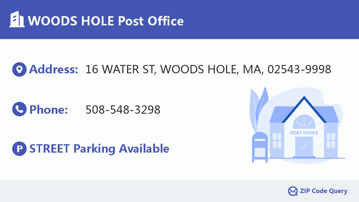 Post Office:WOODS HOLE